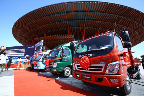 奧鈴純電動、奧鈴CTX歐Ⅵ、奧鈴TX城市物流車新品