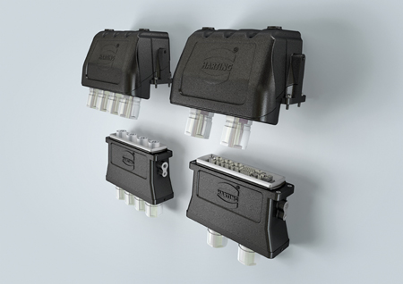 Han® 34 HPR EasyCon可為鐵路技術等領域傳輸更大的電流和數據流