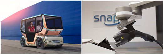 “microSNAP”：浩亭還將與Kuka一起展示快速為電池充電的相應機器人充電站