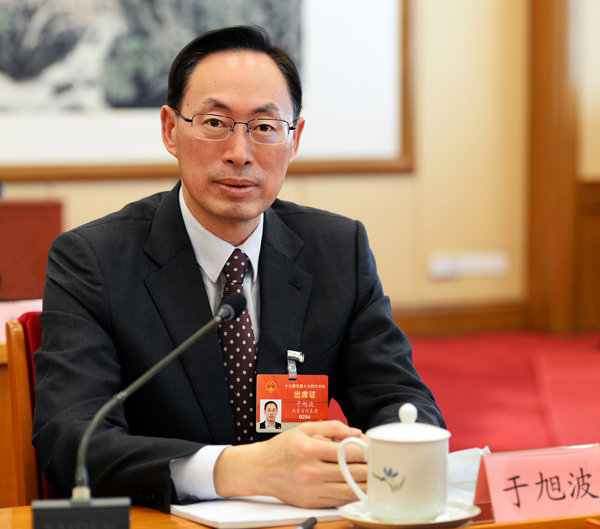 全國人大代表，通用技術集團董事長、黨組書記于旭波